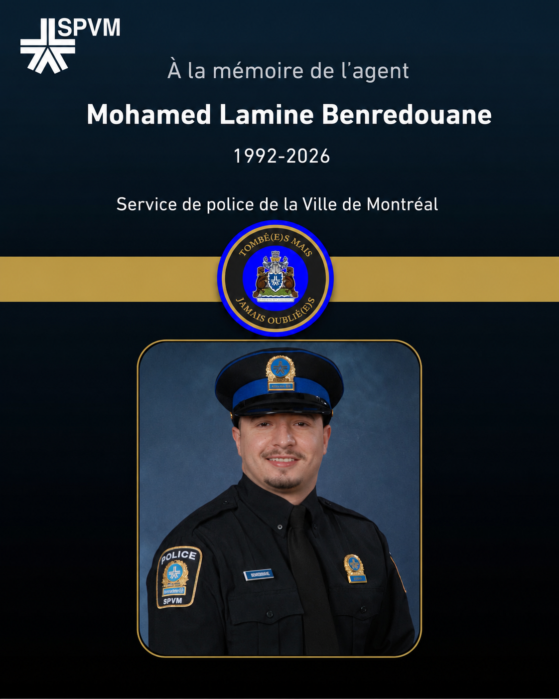 In Honor of Constable Mohamed Lamine Benredouane – With Deepest Respect and Enduring Sympathy